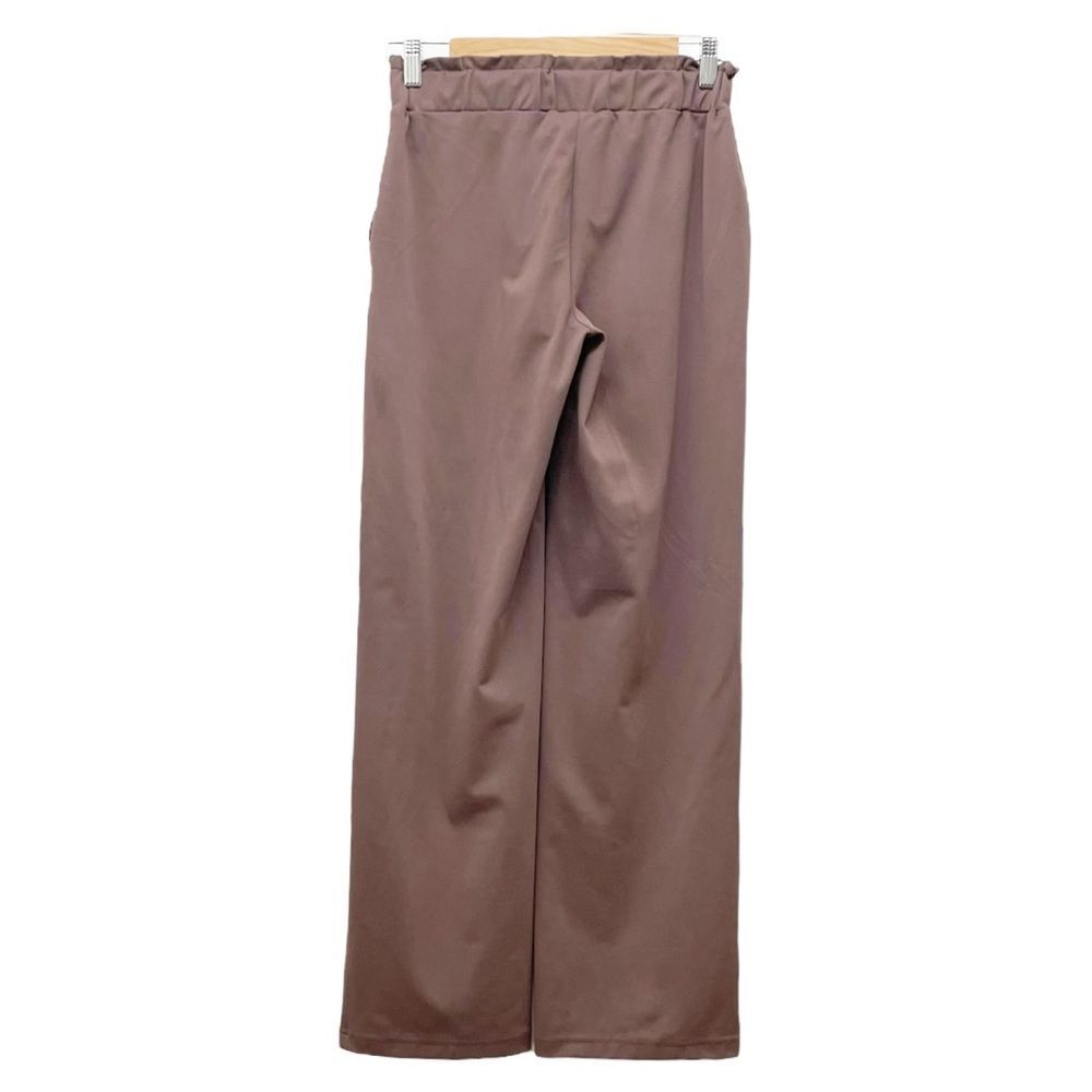 Joie Mocha Taupe Stretch Jersey Knit Pull On Wide Leg Dress Pants Womens Size XS - Picture 3 of 10